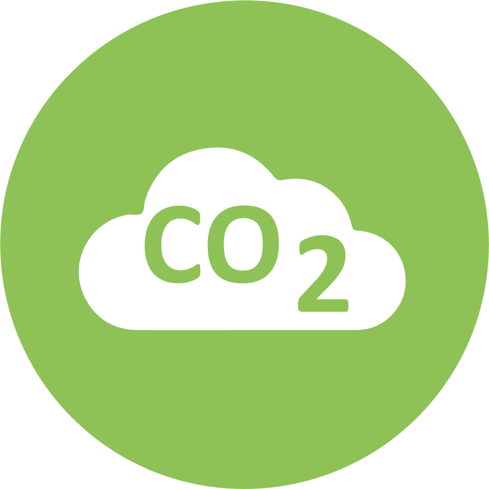 Cloud and Co2 icon